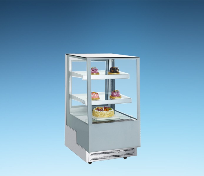 Glass Rectangular Bakery Pastry Display Counter